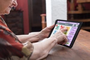 Une tablette tactile pour seniors